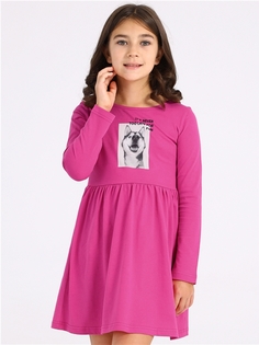 Платье детское Апрель 1ДПД4017001, розовый, 134