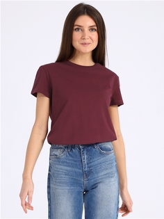 Футболка женская Апрель 1ЖДФК3967001 бордовая 100-164