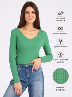 Лонгслив женский Апрель 1ЖДЛД3940023 зеленый 84-164