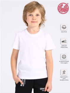 Футболка детская Апрель 1ПДК1110001, белый, 116