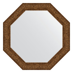 Зеркало в раме 50x50см Evoform BY 3694 виньетка состаренная бронза
