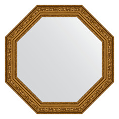 Зеркало в раме 50x50см Evoform BY 3688 виньетка состаренное золото