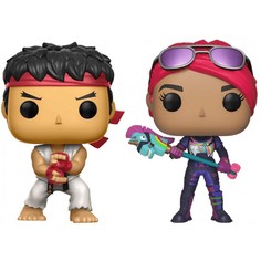 Фигурка Funko POP! Games Street Fighter Fortnite Ryu & Brite Bomber 2PK 61189