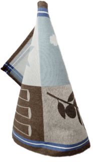 Полотенце для кухни Shandong Kingshore Textile Co, Олива 40х60 синий TL6858