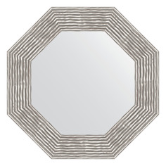 Зеркало в раме 57x57см Evoform BY 3808 волна хром