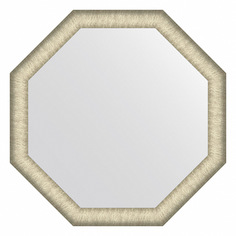Зеркало в раме 70x70см Evoform BY 7423 брашированное серебро