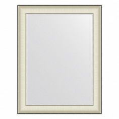 Зеркало в раме 68x88см Evoform BY 7630 белая кожа с хромом