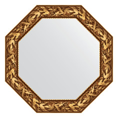 Зеркало в раме 79x79см Evoform BY 3831 византия золото