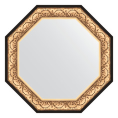 Зеркало в раме 80x80см Evoform BY 3846 барокко золото