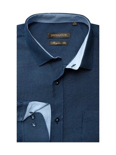 Рубашка мужская Imperator Twist 8 синяя 39/170