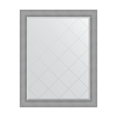Зеркало с гравировкой в раме 97x122см Evoform BY 4549 серебряная кольчуга