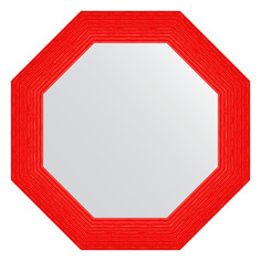 Зеркало в раме 67x67см Evoform BY 3884 красная волна