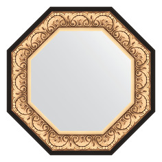 Зеркало в раме 65x65см Evoform BY 7380 барокко золото