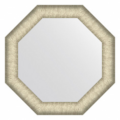Зеркало в раме 50x50см Evoform BY 7421 брашированное серебро