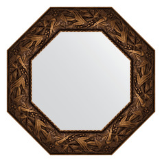 Зеркало в раме 59x59см Evoform BY 3835 византия бронза