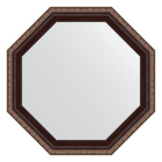Зеркало в раме 49x49см Evoform BY 3865 махагон с орнаментом