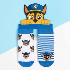 Носки детские PAW Patrol К00000052, белый, голубой, 14-16