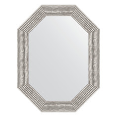 Зеркало в раме 66x86см Evoform BY 7195 волна хром