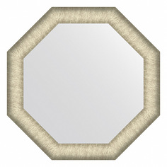 Зеркало в раме 55x55см Evoform BY 7428 брашированное серебро