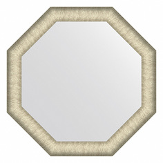 Зеркало в раме 60x60см Evoform BY 7422 брашированное серебро