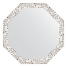 Зеркало в раме 53x53см Evoform BY 3955 чеканка белая