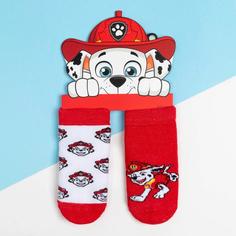 Носки детские PAW Patrol К00000052, белый, красный, 14-16