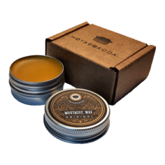 Воск для усов MOYABORODA "Original", органик, без аромата, средняя фиксация. 15г