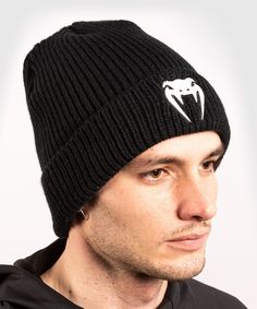 Шапка бини мужская Venum 2186 черная, one size