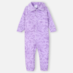 Комбинезон детский КотМарКот My Flower, фиолетовый, 74