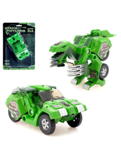 Робот с трансформацией Автоботы Динобот, световые и звуковые эффекты зелёный