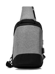 Рюкзак унисекс Proffi PH11048 серый, 32х23х11 см