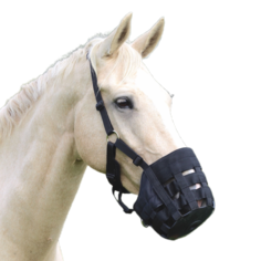 Намордник для выпаса лошади SHIRES Comfort, PONY, черный