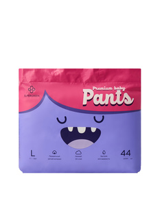 Подгузники-трусики детские SUPERGREEN Premium baby Pants, L (11-16 кг) 44 шт.