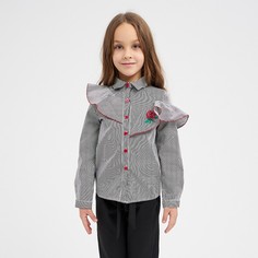 Рубашка детская Bonito kids Р00017669, чёрный, 104