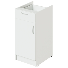 Шкаф-стол рабочий НОРТА 400х500х820 Я1 без столешницы Белый