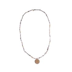 Колье из бижутерного сплава с агатом 94 см Moon Paris Mo-22.10-068