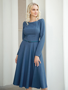 Платье женское Olivegrey Pl000120Z(novella) голубое 46 RU