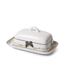 Масленка Fissman Vanessa 18x13,4x6,5см костяной фарфор (16386_)