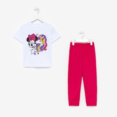 Костюм детский Disney Р00000632, розовый, белый, 122