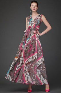 Платье женское Арт-Деко P-800 разноцветное 44 RU