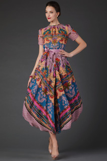 Платье женское Арт-Деко P-776 розовое 46 RU