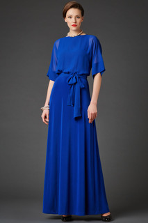 Платье женское Арт-Деко RP-290 синее 44 RU