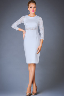 Платье женское Арт-Деко RP-267 белое 48 RU
