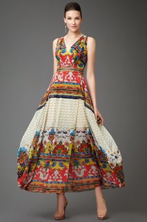 Платье женское Арт-Деко P-832 бежевое 44 RU