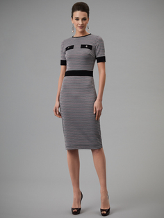 Платье женское Арт-Деко P-963 коричневое 44 RU