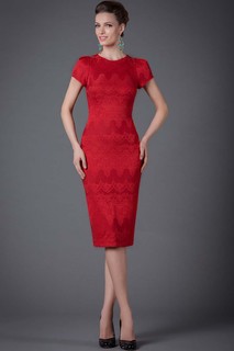 Платье женское Арт-Деко P-735 красное 42 RU
