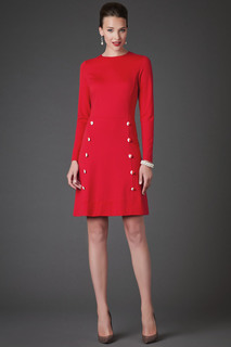 Платье женское Арт-Деко P-920 красное 44 RU