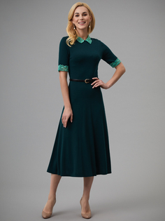 Платье женское Арт-Деко P-958 коричневое 44 RU