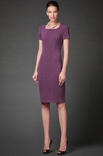 Платье женское Арт-Деко P-819 фиолетовое 52 RU