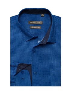 Рубашка мужская Imperator Twist 6-sl синяя 39/178-186
